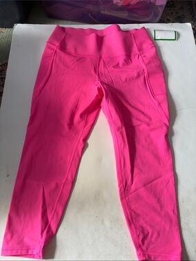 GAP Bright Pink High-Waist Leggings